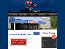 Tablet Screenshot of movietowntheatre.com